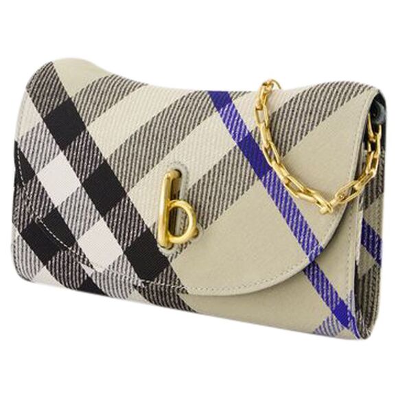 Rocking Horse Wallet On Chain - Burberry - Synthetic - Neutral - Picture 2 of 4